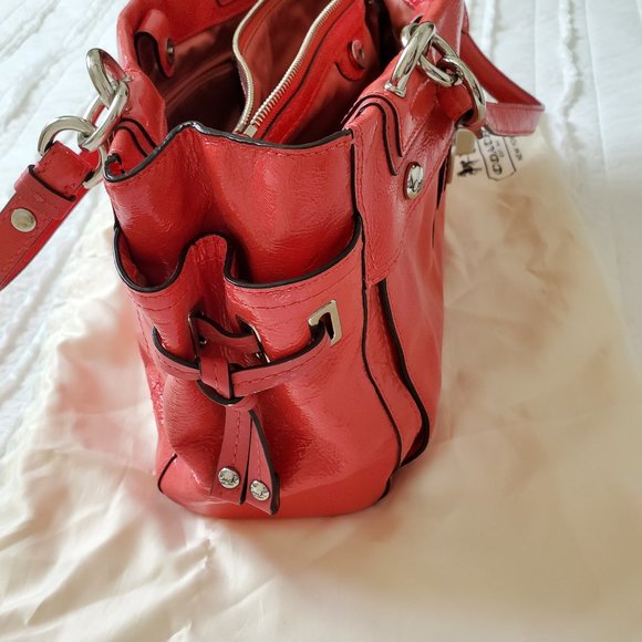 Coach Pink Leather Satchel - Picture 5 of 7